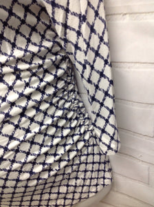 Size MAT MEDIUM Market & Spruce BLUE & WHITE Diamonds Top