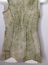 Size Medium Motherhood Green & Beige Dress