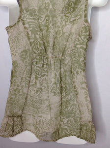Size Medium Motherhood Green & Beige Dress