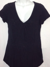 Size Medium OLD NAVY MATERNITY Black Solid Top