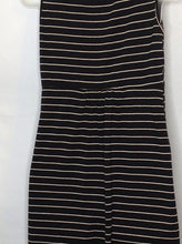 Size Medium Oh Baby BLACK & BEIGE Stripe Dress