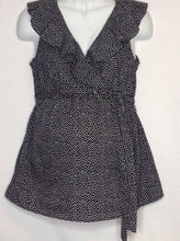 Size Medium Oh Baby BLACK & WHITE Dots Top