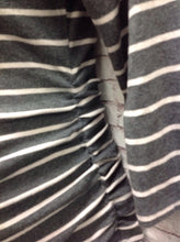 Size Medium Oh Baby GRAY & WHITE Stripe Top