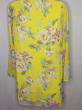 Size Medium PINK BLUSH Yellow Print Floral Dress