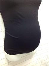 Size One Size FEATHERS Black Spandex Top