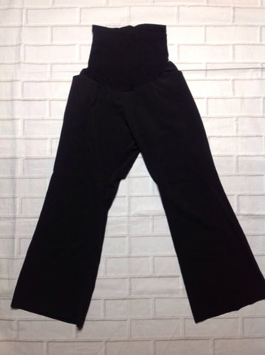 Size PXL Motherhood Black Solid Pants