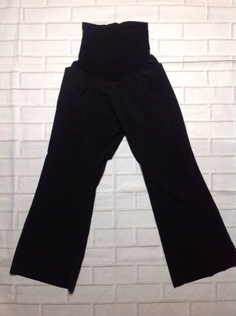 Size PXL Motherhood Black Solid Pants