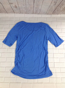 Size Small A GLOW Blue Solid Top