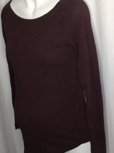 Size Small Gap Maternity Brown Solid Top