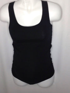 Size MAT SMALL ISABEL MATERNITY Black Solid Top