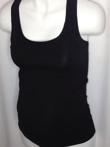 Size MAT SMALL ISABEL MATERNITY Black Solid Top