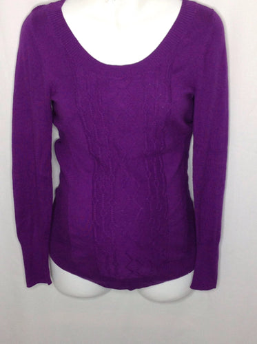 Size Small Liz Lange Purple Solid Sweater