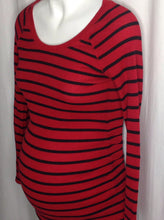 Size Small Mother & Child Red & Black Stripe Top