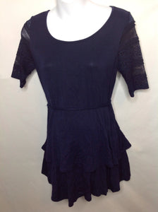 Size Small Motherhood Blue Lace Top