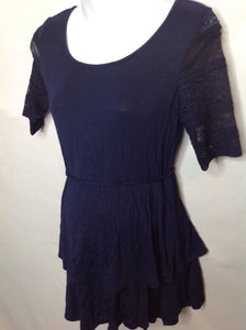 Size Small Motherhood Blue Lace Top