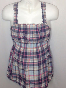 Size Small Motherhood Multi-Color Plaid Top