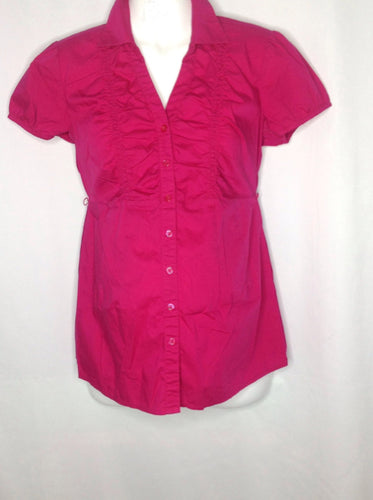Size Small Motherhood Pink Solid Top