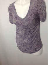 Size Small Motherhood Purple Print DESIGNS Top