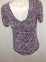 Size Small Motherhood Purple Print DESIGNS Top
