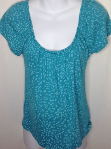 Size Small Motherhood Teal Print NURSING