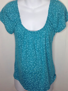 Size Small Motherhood Teal Print NURSING