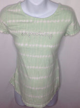 Size Small Oh Baby Green & White Stripe Top