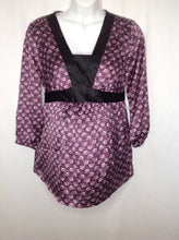 Size Small Oh Baby Purple Print DESIGNS Top