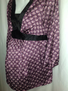 Size Small Oh Baby Purple Print DESIGNS Top