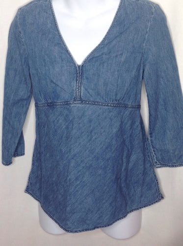 Size Small Old Navy Denim Solid Top