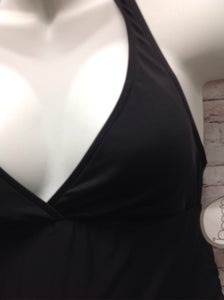 Size Small Prego Black Solid Swimwear