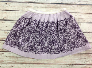 Size Small SGT. Fletcher Purple Cotton swirls Skirts