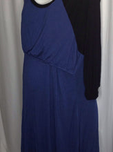 Size XL EKOUAER Blue & Black Gown sleepwear
