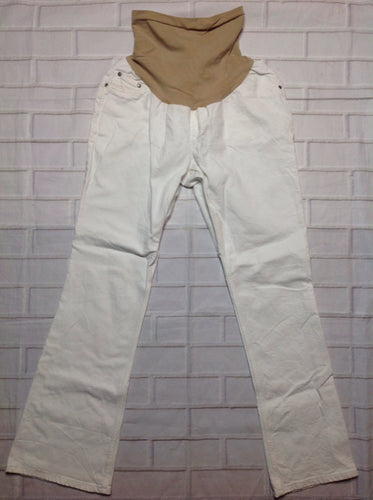 Size XL JESSICA ANN WHITE & BEIGE Solid Jeans
