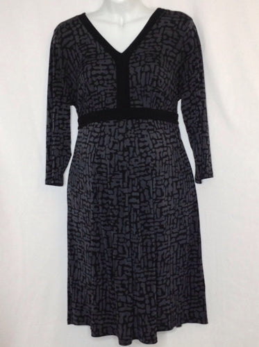 Size XL Motherhood BLACK & GRAY DESIGNS Dress