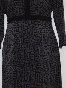 Size XL Motherhood BLACK & GRAY DESIGNS Dress