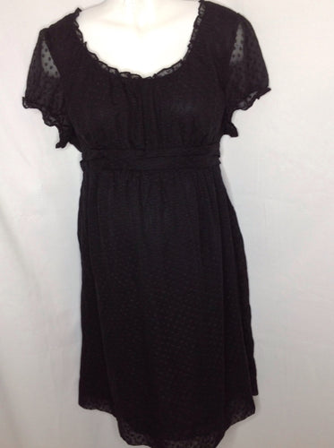 Size XL Motherhood Black Dots Dress