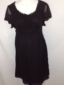 Size XL Motherhood Black Dots Dress
