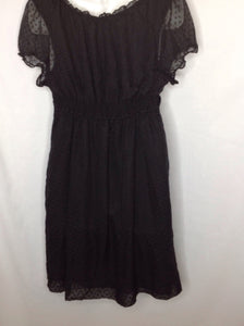 Size XL Motherhood Black Dots Dress
