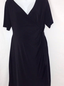 Size XL Motherhood Black Solid Dress