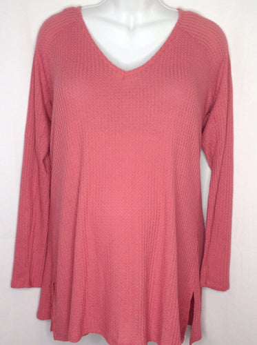 Size XL Motherhood Coral Solid Top