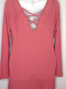 Size XL Motherhood Coral Solid Top