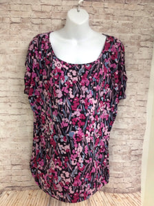 Size XL Oh Baby Pink & Black Top