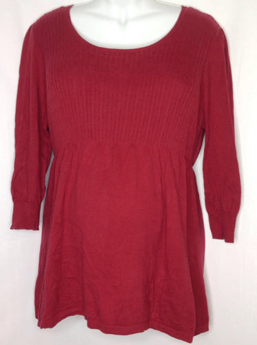 Size XL Oh Baby Red Knit Top