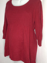 Size XL Oh Baby Red Knit Top