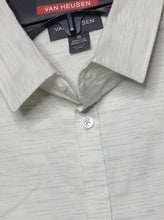 Size YLG VAN HEUSEN WHITE & BEIGE Button Up Shirt