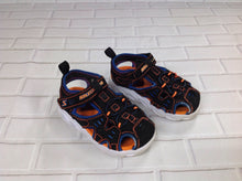 Skechers Black & Orange TODDLER BOY Sandals