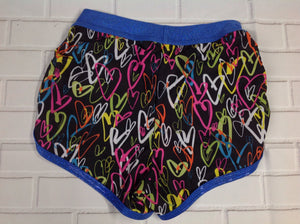 Skinz Black Print Dance Wear