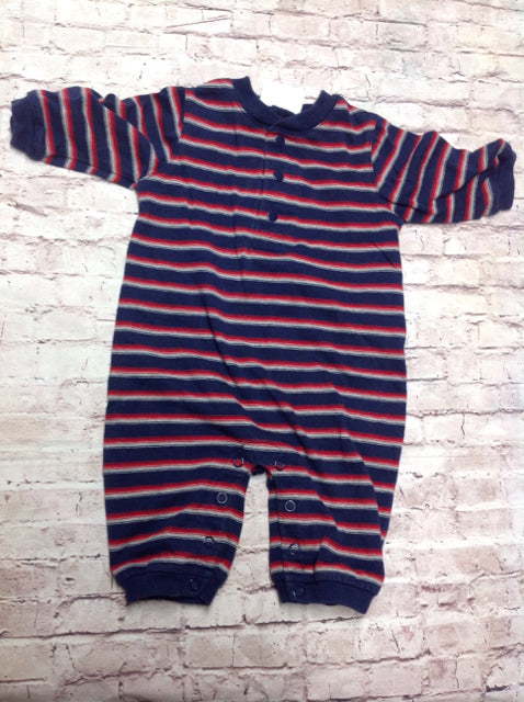 Small Steps Blue & Red One Piece