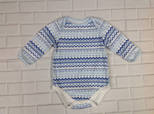 Small Wonders Blue & White Top