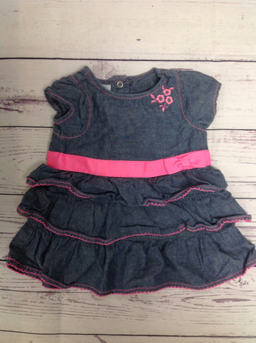 Small Wonders Denim & Pink Dress